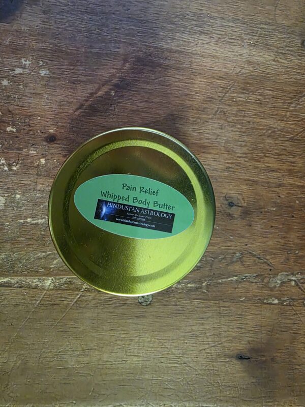 Pain relief whipped body butter.