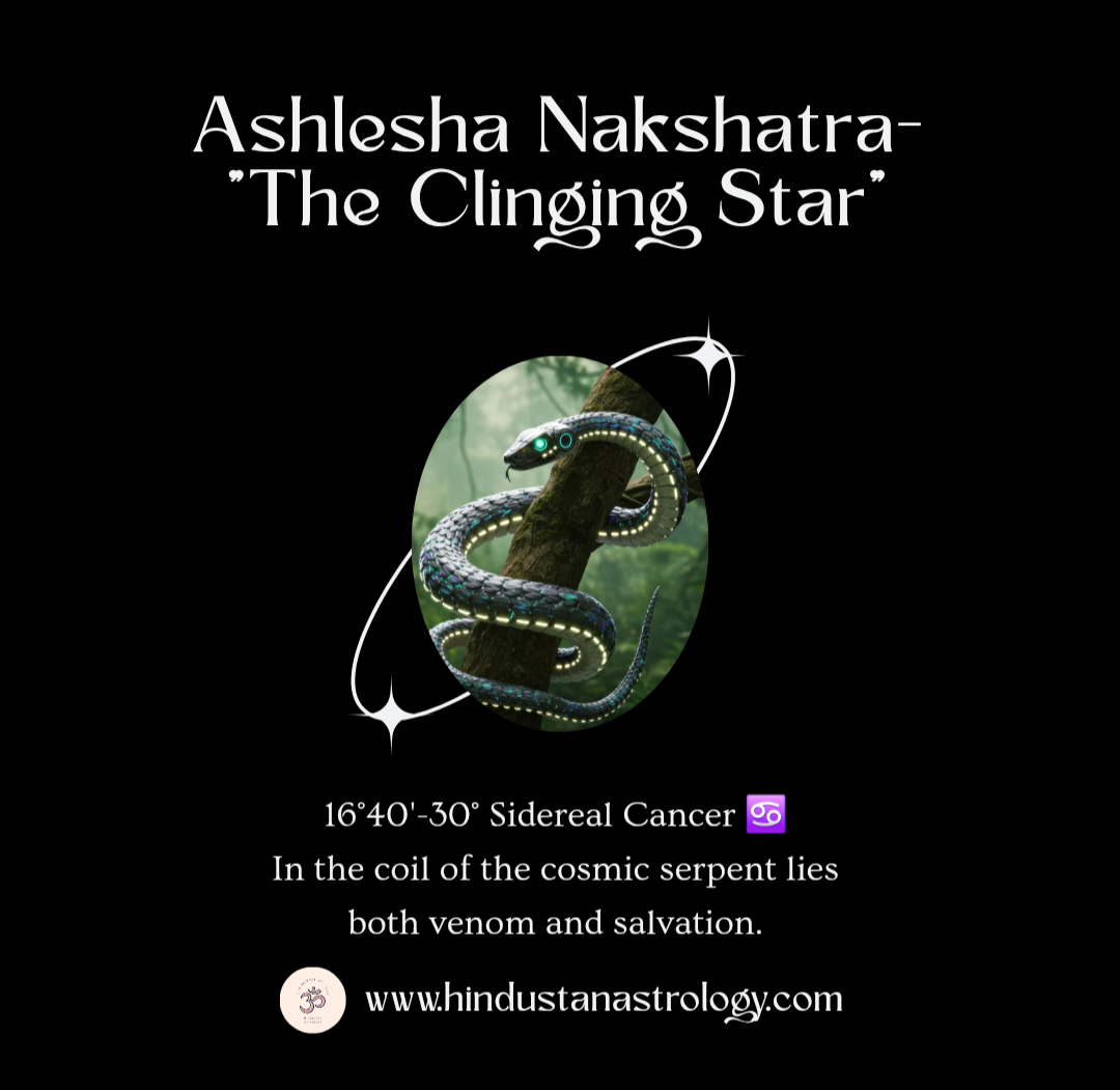 Ashlesha Nakshatra: The Clinging Star in Jyotish Astrology