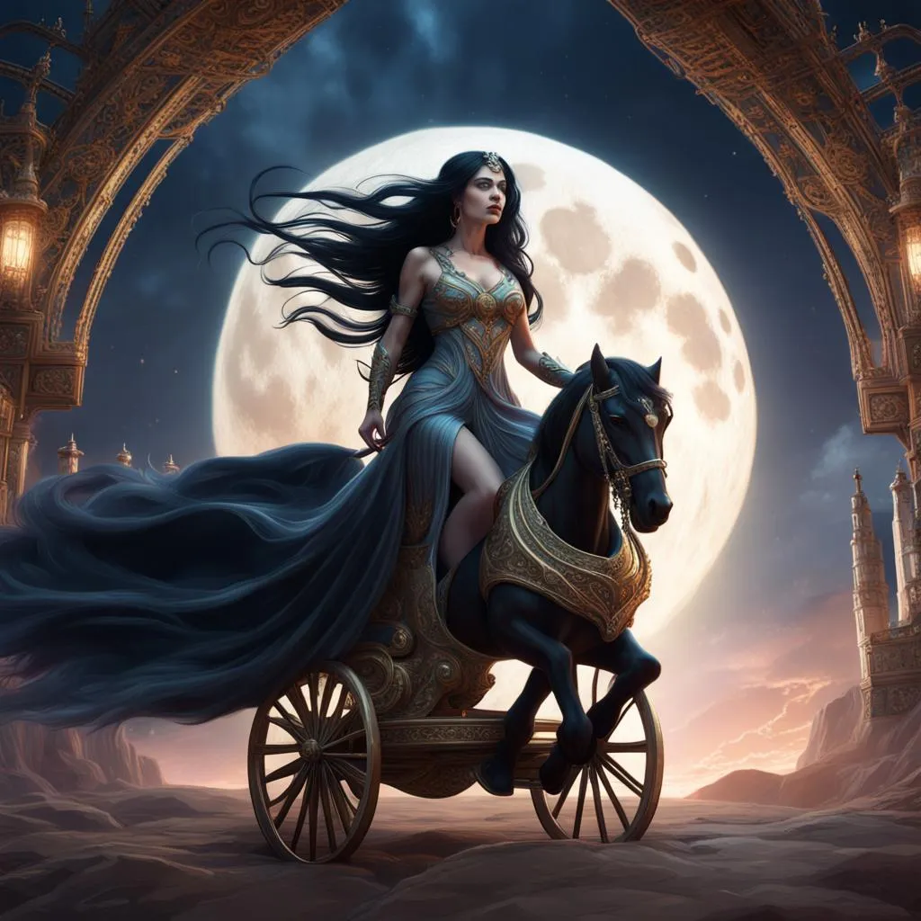Moon in Taurus, Rohini nakshatra, the symbol is a chariot.