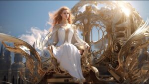 Moon in Taurus, Rohini, symbolized by a chariot.