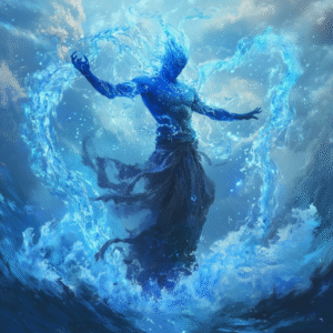 Moon in Aquarius, Shatabishak, ruled by Varuna, god of water.