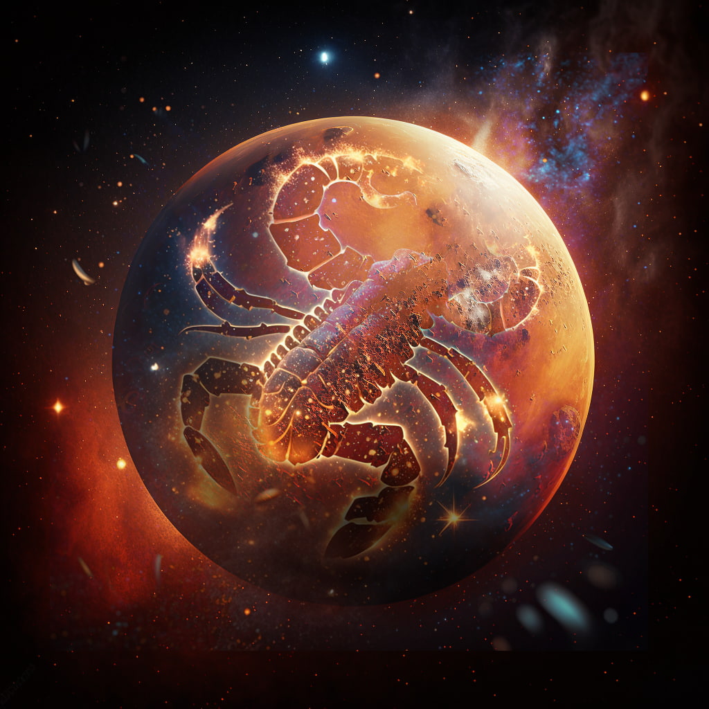 Mars in Scorpio.