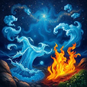 Moon in Gandanta, Pisces to Aries.