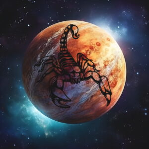 Venus in Scorpio.
