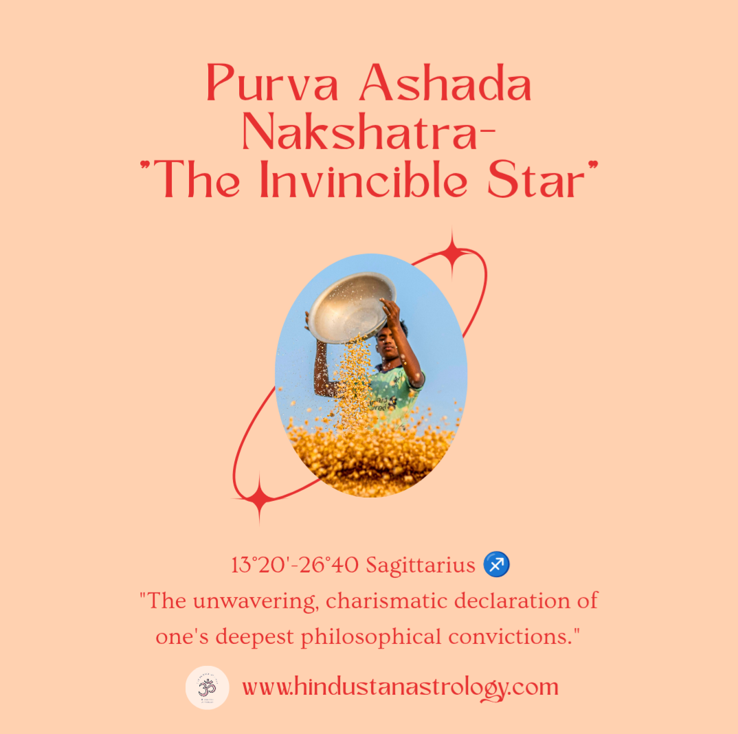 Purva Ashada Nakshatra in Jyotish.