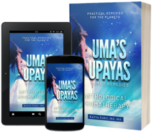 Uma's Upayas Astrological Aromatherapy on Amazon and Kindle.