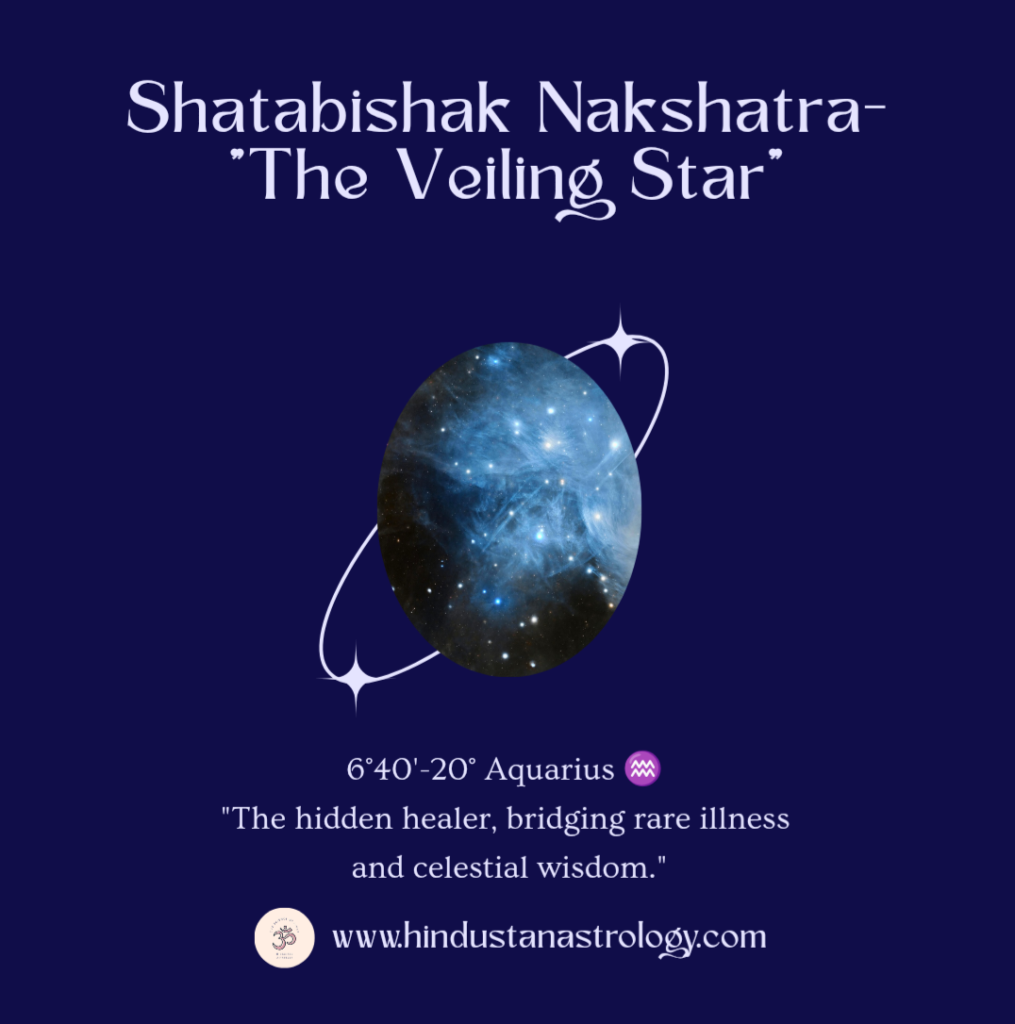 Shatabishak Nakshatra.