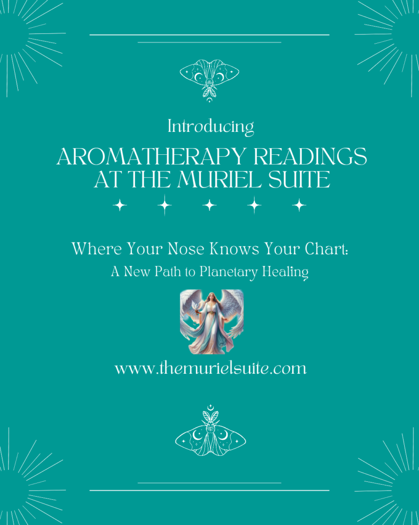 Aromatherapy Readings at The Muriel Suite in Bloomington, Indiana.
