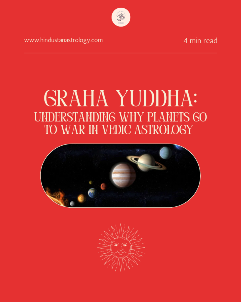 Graha Yuddha in Jyotish.