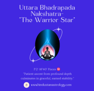 Uttara Bhadrapada Nakshatra.