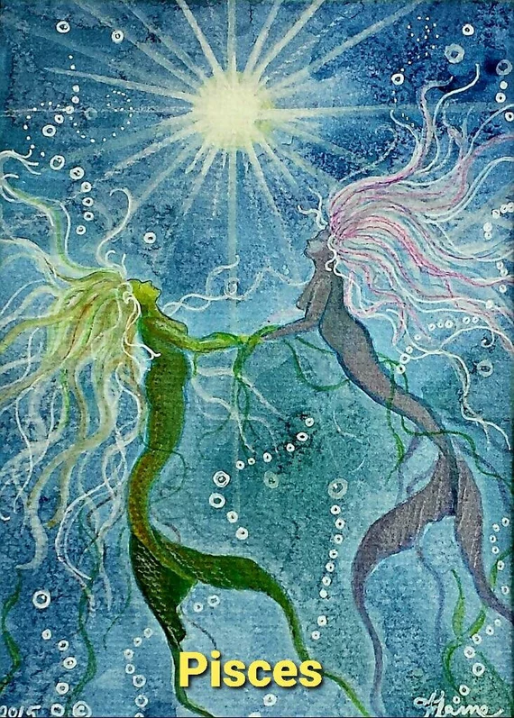 Sun in Pisces.