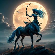 Moon, Full Moon, in Sagittarius, Purva Ashada.